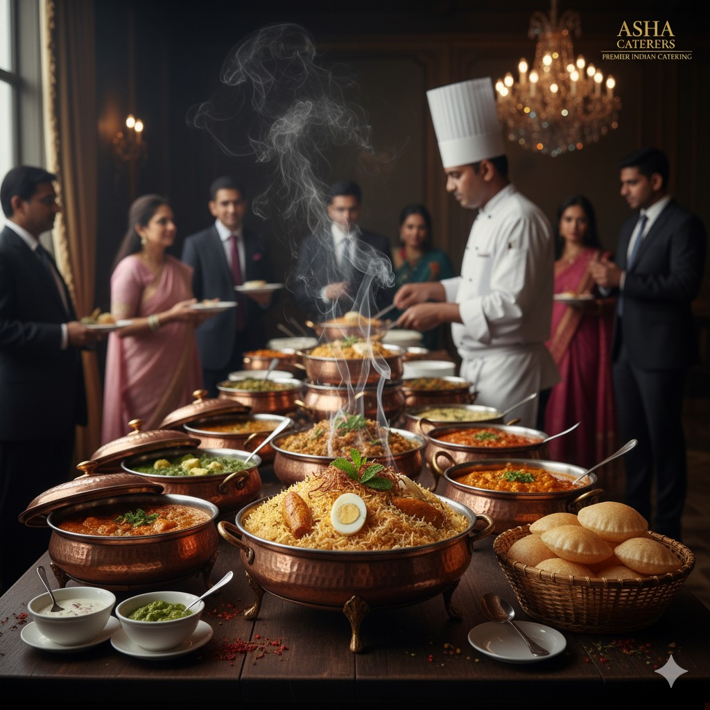 Elegant buffet setup